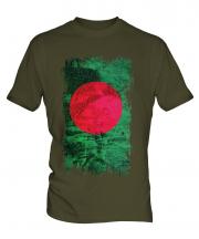 Bangladesh Grunge Flag Mens T-Shirt