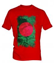 Bangladesh Grunge Flag Mens T-Shirt