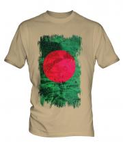 Bangladesh Grunge Flag Mens T-Shirt