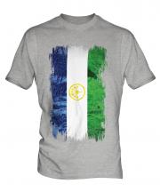 Bashkortostan Grunge Flag Mens T-Shirt
