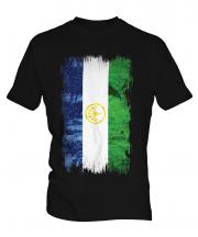 Bashkortostan Grunge Flag Mens T-Shirt
