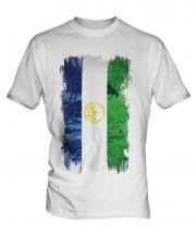 Bashkortostan Grunge Flag Mens T-Shirt