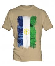 Bashkortostan Grunge Flag Mens T-Shirt