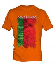 Belarus Grunge Flag Mens T-Shirt