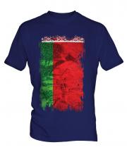 Belarus Grunge Flag Mens T-Shirt