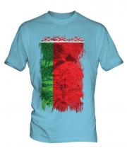 Belarus Grunge Flag Mens T-Shirt