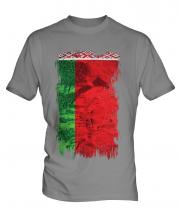 Belarus Grunge Flag Mens T-Shirt