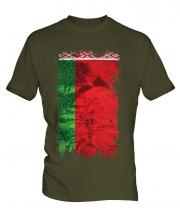 Belarus Grunge Flag Mens T-Shirt