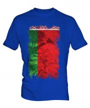Belarus Grunge Flag Mens T-Shirt
