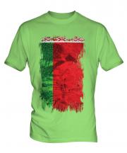 Belarus Grunge Flag Mens T-Shirt
