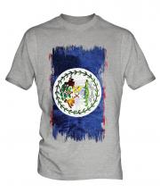 Belize Grunge Flag Mens T-Shirt