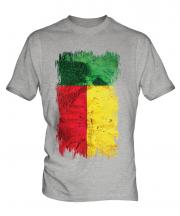 Benin Grunge Flag Mens T-Shirt