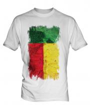 Benin Grunge Flag Mens T-Shirt