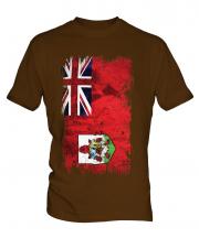 Bermuda Grunge Flag Mens T-Shirt