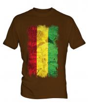 Bolivia Grunge Flag Mens T-Shirt