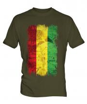 Bolivia Grunge Flag Mens T-Shirt