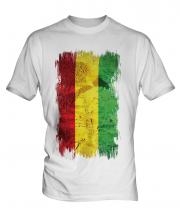 Bolivia Grunge Flag Mens T-Shirt