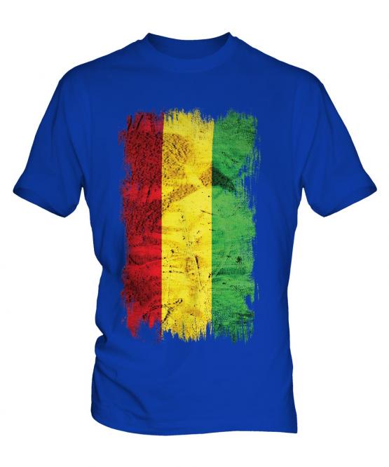 Bolivia Grunge Flag Mens T-Shirt
