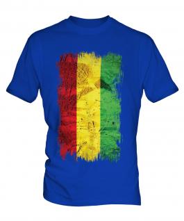 Bolivia Grunge Flag Mens T-Shirt