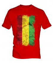 Bolivia Grunge Flag Mens T-Shirt
