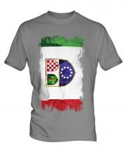 Bosnia And Herzegovina Federation Grunge Flag Mens T-Shirt