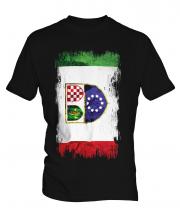 Bosnia And Herzegovina Federation Grunge Flag Mens T-Shirt
