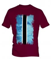 Botswana Grunge Flag Mens T-Shirt