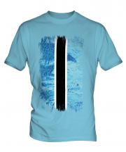 Botswana Grunge Flag Mens T-Shirt