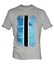 Botswana Grunge Flag Mens T-Shirt