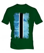 Botswana Grunge Flag Mens T-Shirt