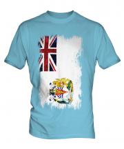 British Antartic Territory Grunge Flag Mens T-Shirt