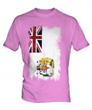 British Antartic Territory Grunge Flag Mens T-Shirt