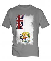 British Antartic Territory Grunge Flag Mens T-Shirt