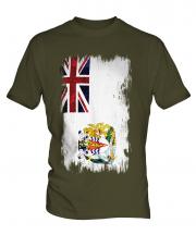 British Antartic Territory Grunge Flag Mens T-Shirt