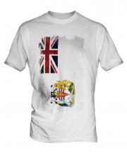 British Antartic Territory Grunge Flag Mens T-Shirt