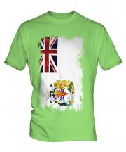 British Antartic Territory Grunge Flag Mens T-Shirt
