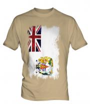 British Antartic Territory Grunge Flag Mens T-Shirt
