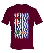 British Indian Ocean Territory Grunge Flag Mens T-Shirt