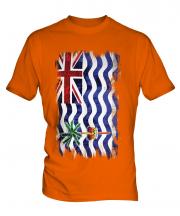 British Indian Ocean Territory Grunge Flag Mens T-Shirt
