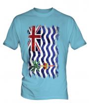 British Indian Ocean Territory Grunge Flag Mens T-Shirt