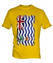 British Indian Ocean Territory Grunge Flag Mens T-Shirt