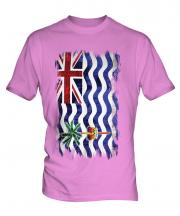 British Indian Ocean Territory Grunge Flag Mens T-Shirt