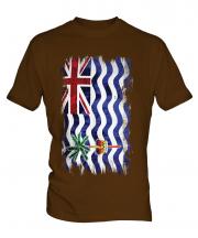 British Indian Ocean Territory Grunge Flag Mens T-Shirt