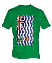 British Indian Ocean Territory Grunge Flag Mens T-Shirt