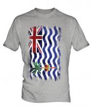 British Indian Ocean Territory Grunge Flag Mens T-Shirt