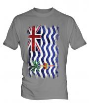 British Indian Ocean Territory Grunge Flag Mens T-Shirt
