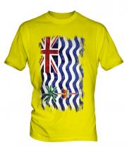 British Indian Ocean Territory Grunge Flag Mens T-Shirt