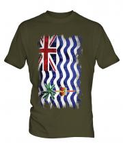 British Indian Ocean Territory Grunge Flag Mens T-Shirt
