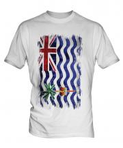 British Indian Ocean Territory Grunge Flag Mens T-Shirt