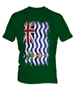 British Indian Ocean Territory Grunge Flag Mens T-Shirt